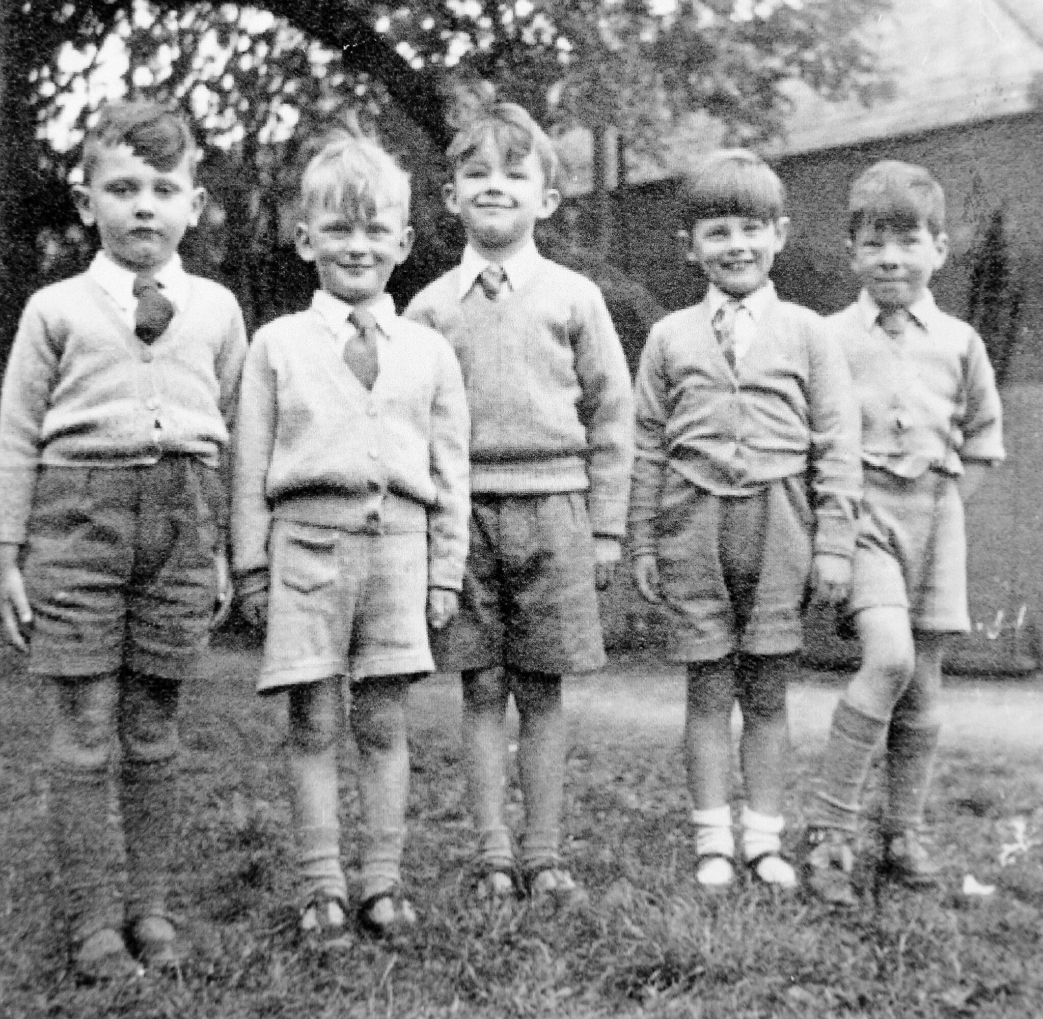 Young children in their uniform